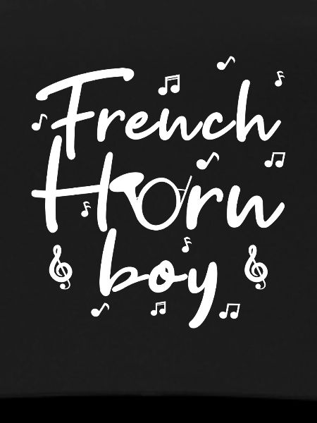 French horn child
