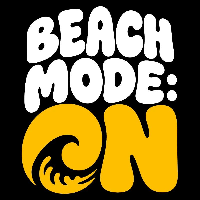 Beach Mode Summer Wave Design