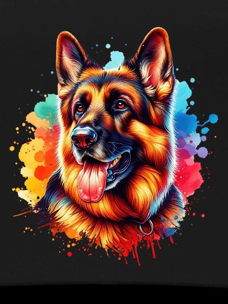 German Shepherd Motif