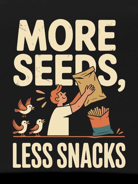 More seeds, fewer snacks