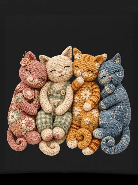 Crochet Cat Lover Gift