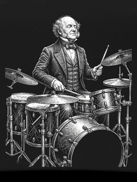 Martin Van Buren Trommler Skizze
