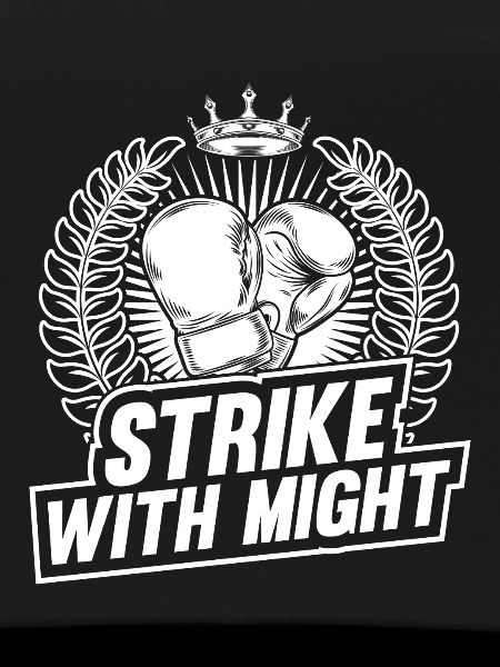 Strike With Might Boxing Gloves