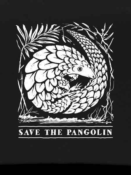 Pangolin-Konservierung – rustikales Design