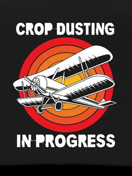 Crop Duster Flugzeug Pilot