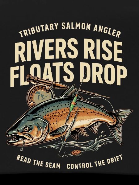 Flussforelle Angler-Design