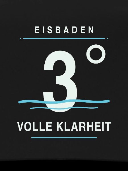 Eisbaden 3 Grad