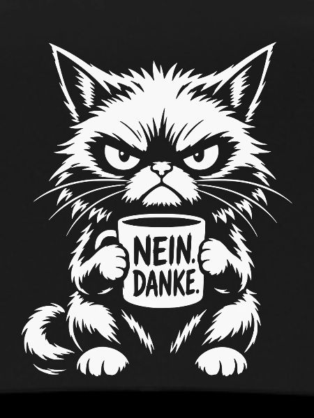 Nein Danke Katze