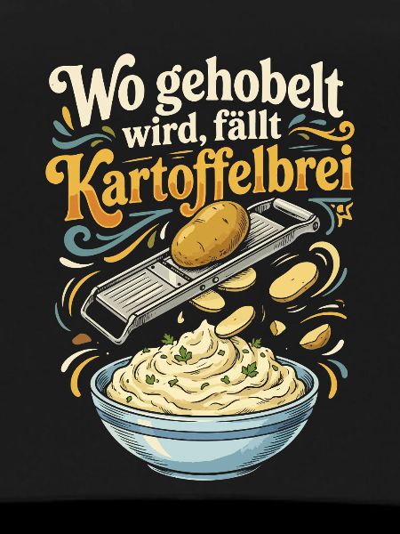 Gehobelt wird Kartoffelbrei