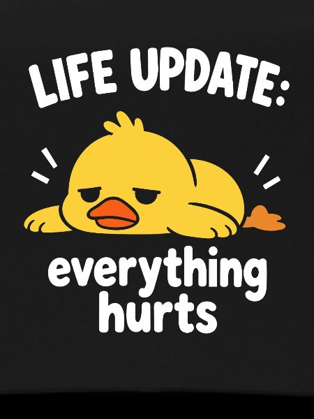 Tired Duck Life Update-Tee