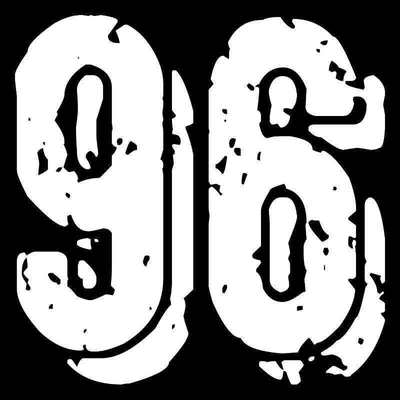 Maillot à 96 numéros