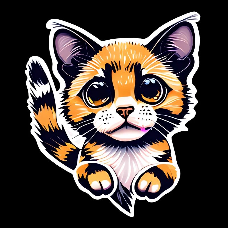 A beautiful orange cat, with its bright coat,