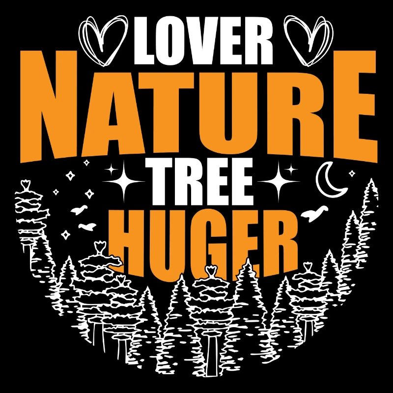 Lover Nature Tree Hugger, l’amour de la nature,