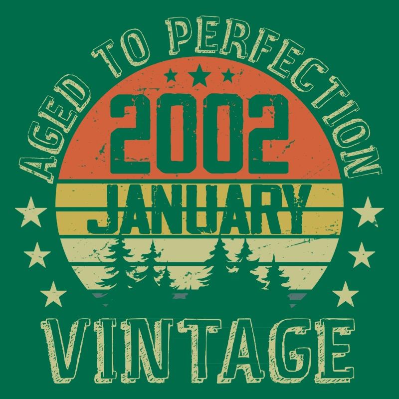 Nées En Janvier Cadeau D'anniversaire Janvier 2002
