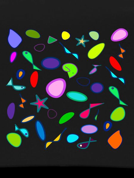 Ocean Pop Art Abstract