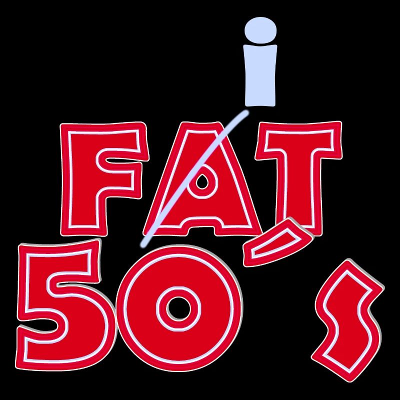 Fat 50S Rouge Bleu Clair