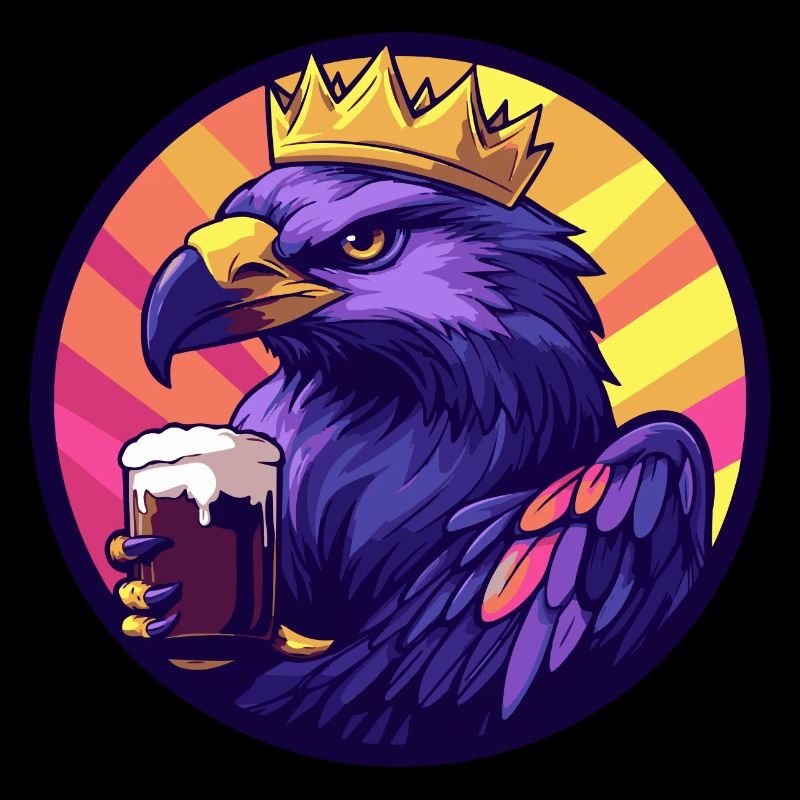 Harpyie Vogel Bier Comic