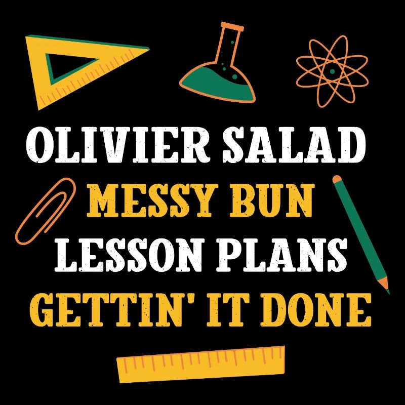 Olivier Salad Messy Bun Plans de leçon Drôle
