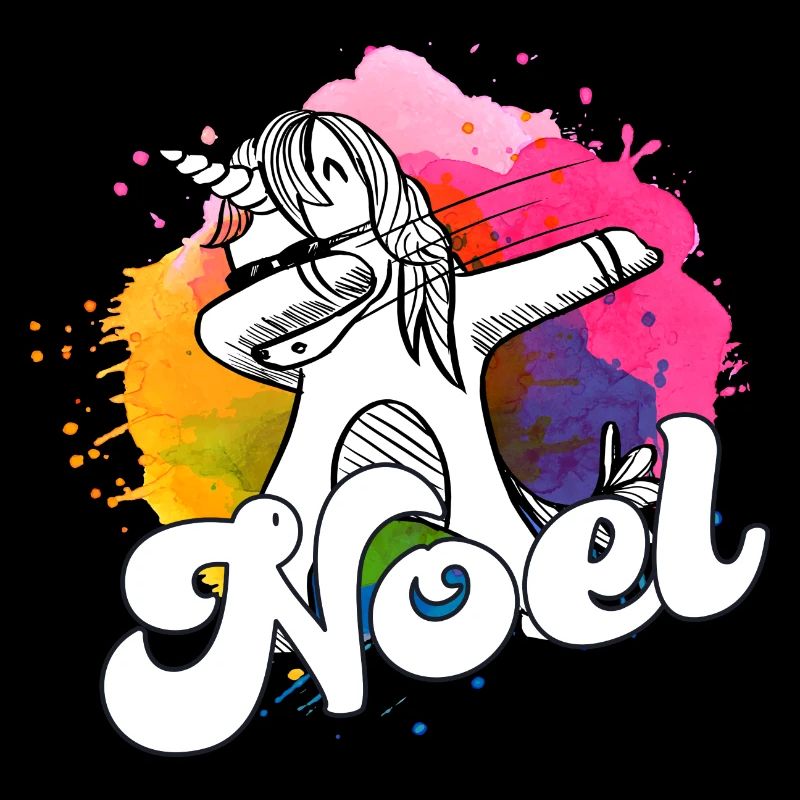 NOEL - Beau nom de garçon avec licorne cool