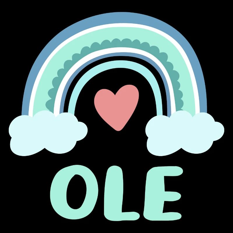 Ole Name Rainbow Baby