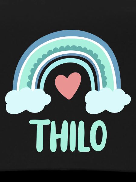 Thilo Name Rainbow Baby