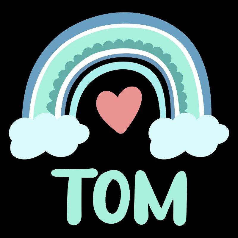 Tom Nom Rainbow Baby