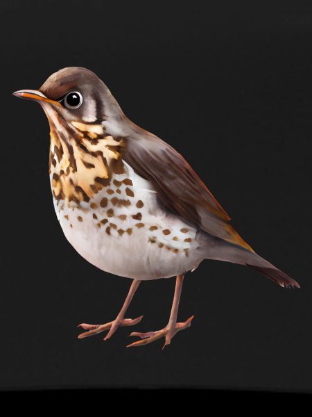 Thrush bird