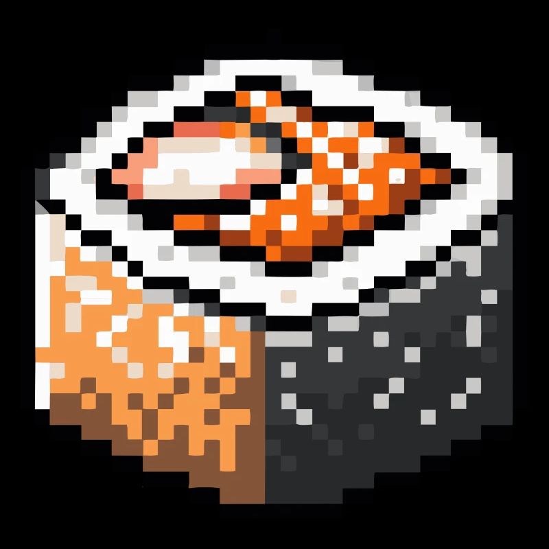 Joueur de pixels de sushi