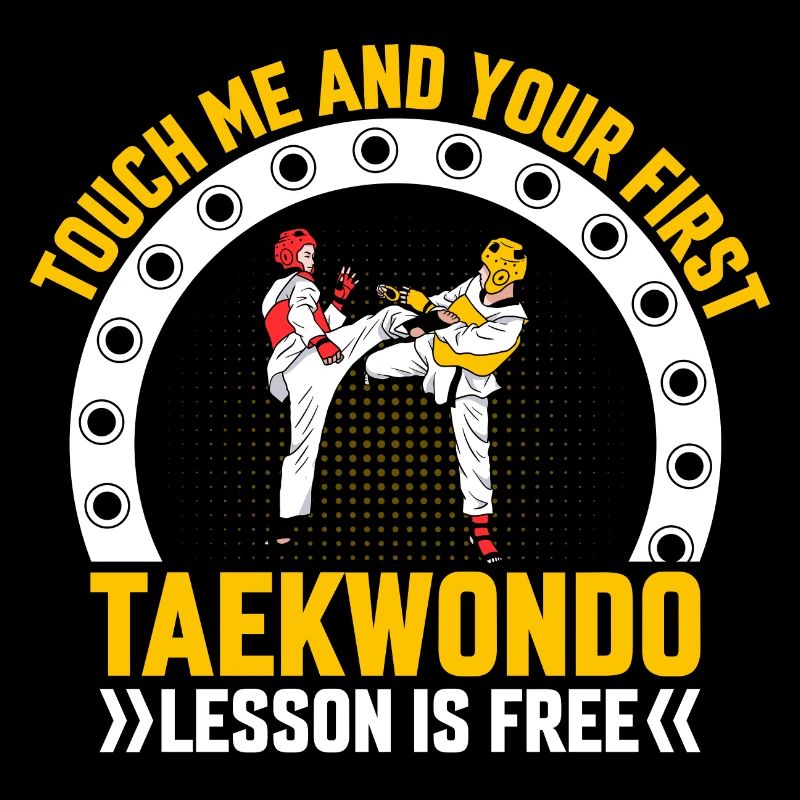 Touch me and your first taekwondo lesson is free