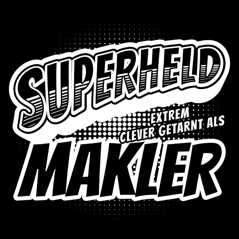 Superheld, clever getarnt als Makler