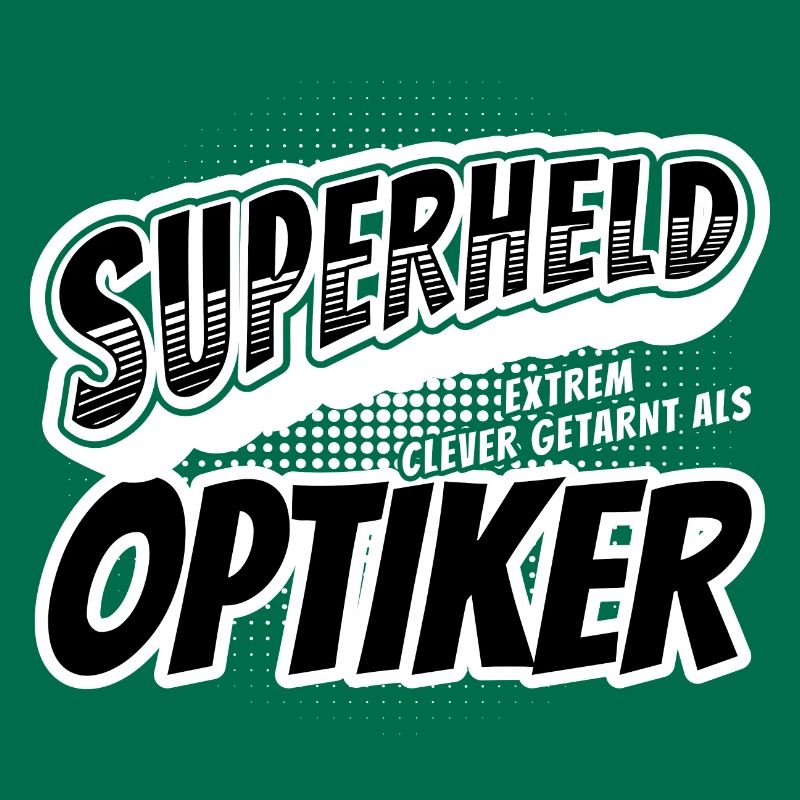 Superheld, clever getarnt als Optiker