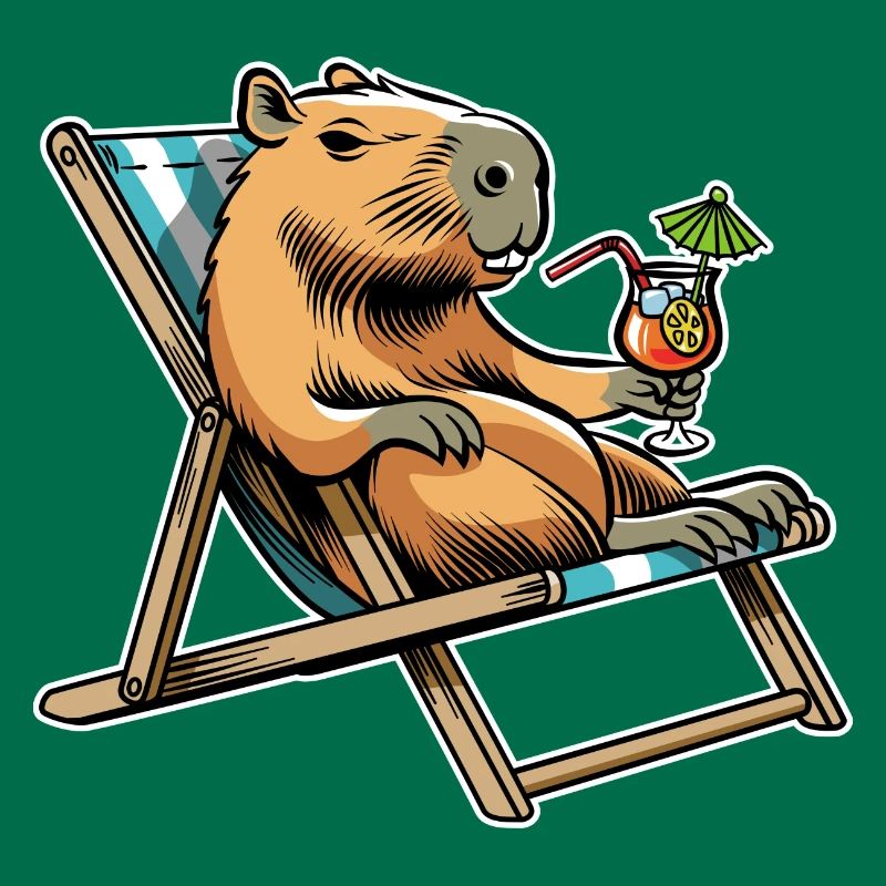 Don't worry be Cappy - Capybara - Holiday