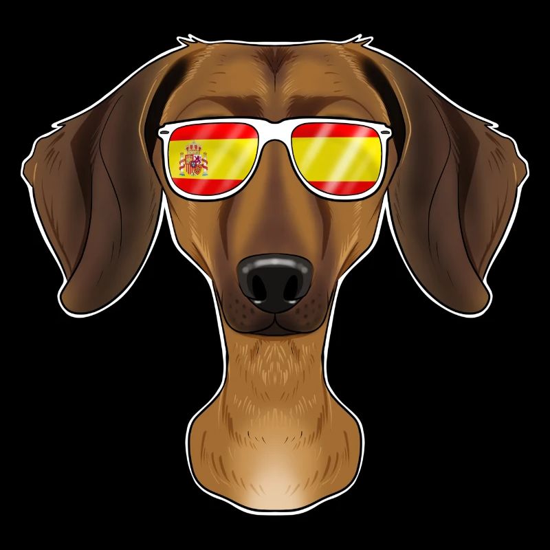 Dachshund I Spain Sunglasses I Spanish Flag
