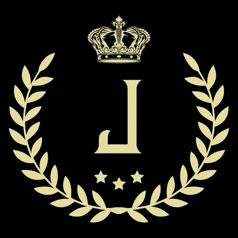 J Letter wreath