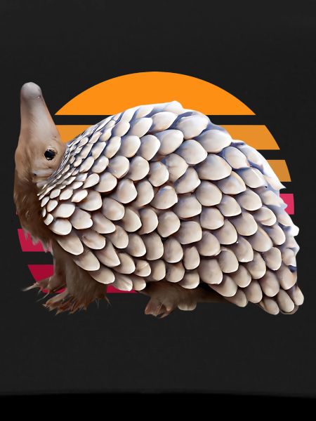 Conception de pangolin mignon