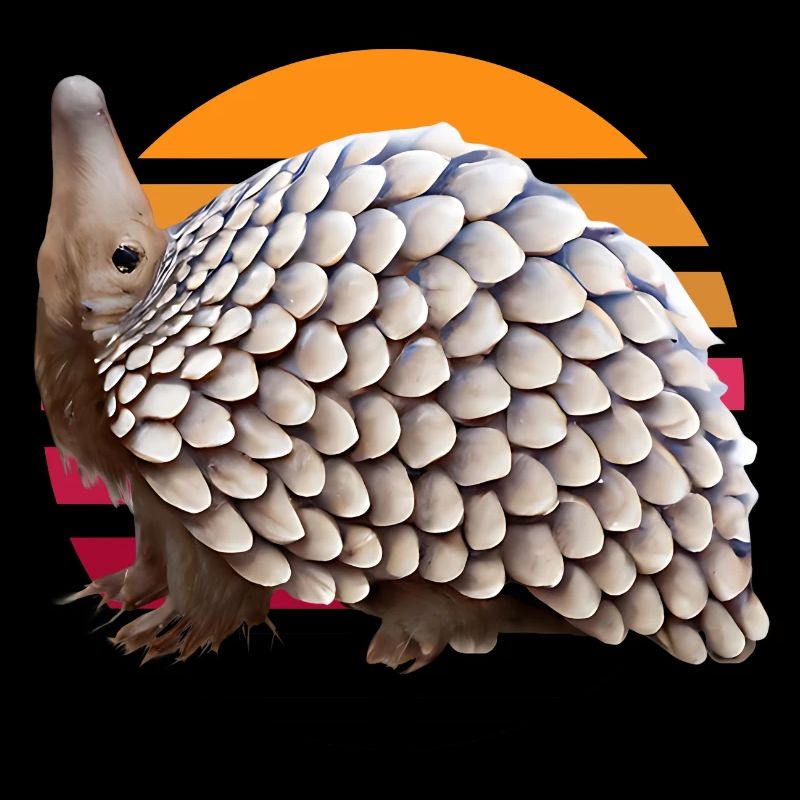 Conception de pangolin mignon