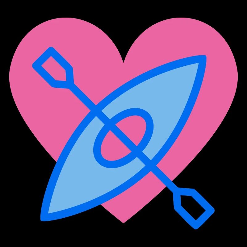 coeur canoë love