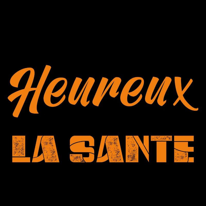j'ai décidé d être heureux. Idée cadeau.