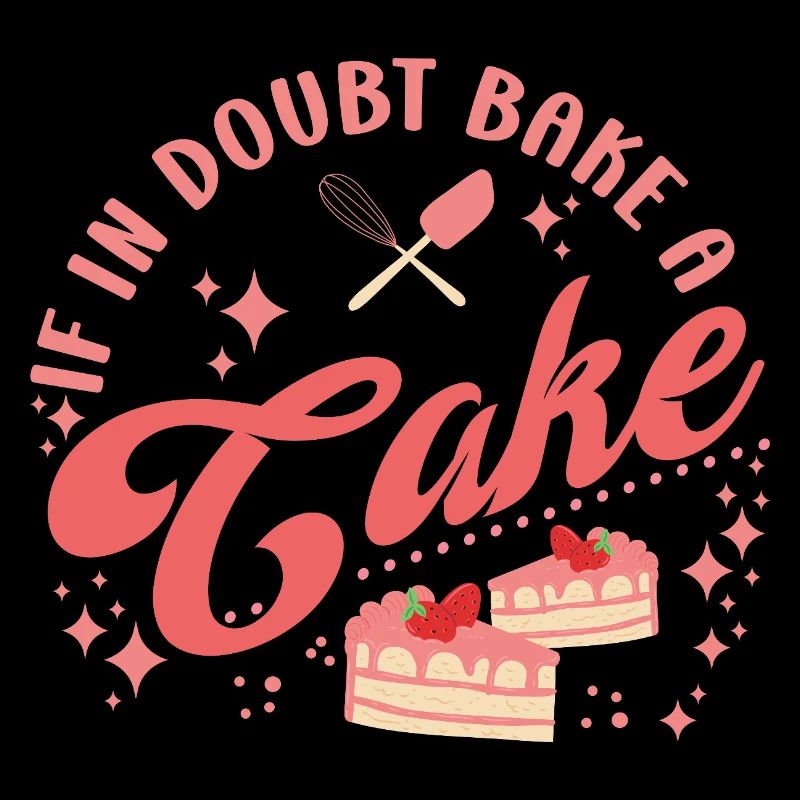 Cake Baker If In Doubt Bake A Cake Cupcake