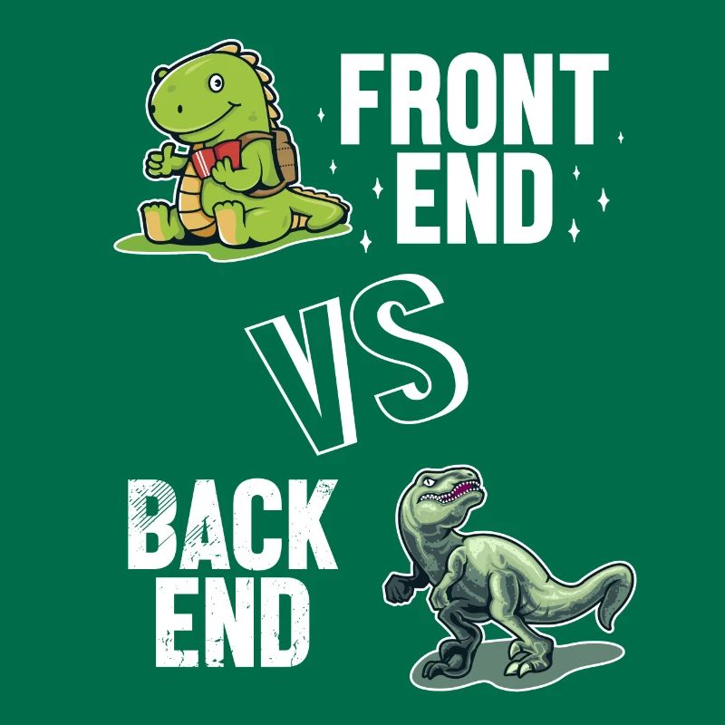 Frontend vs. Backend Developer Developer Coder