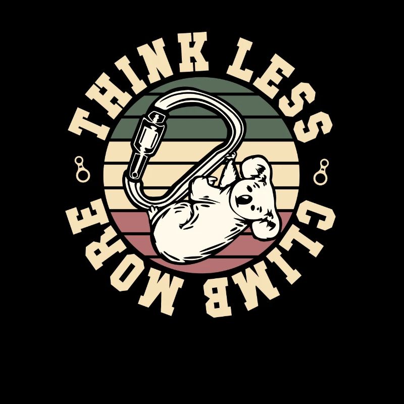 Think Less Climb More Koala Sportklettern Kraxler