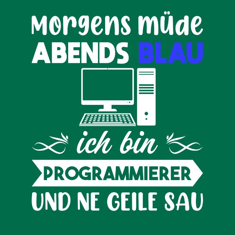 Morgens Müde Abends Blau Programmierer