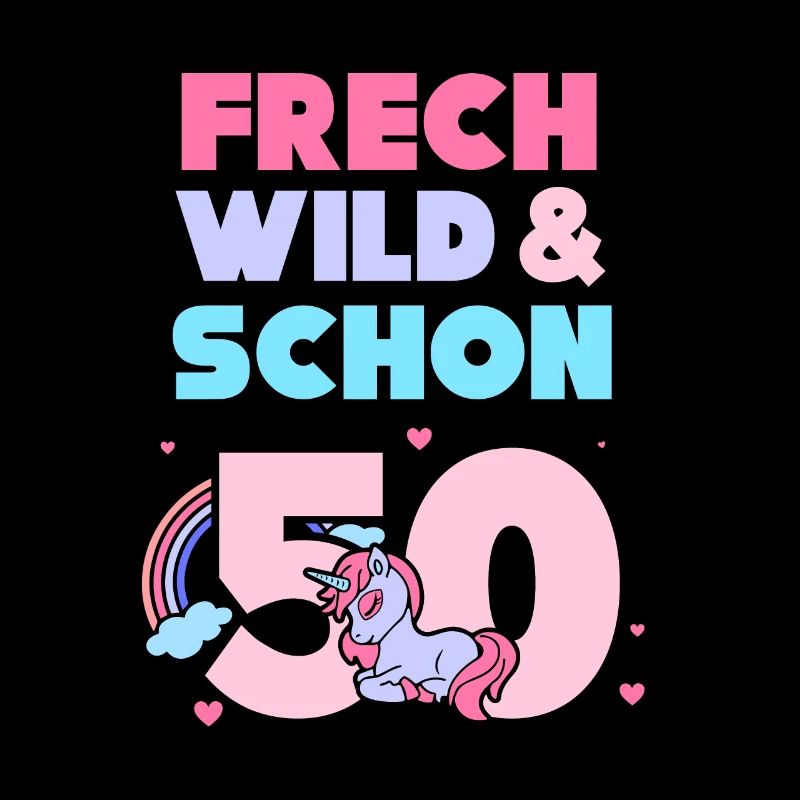 Geschenk 50 Jahre Geburtstag Mann Einhorn