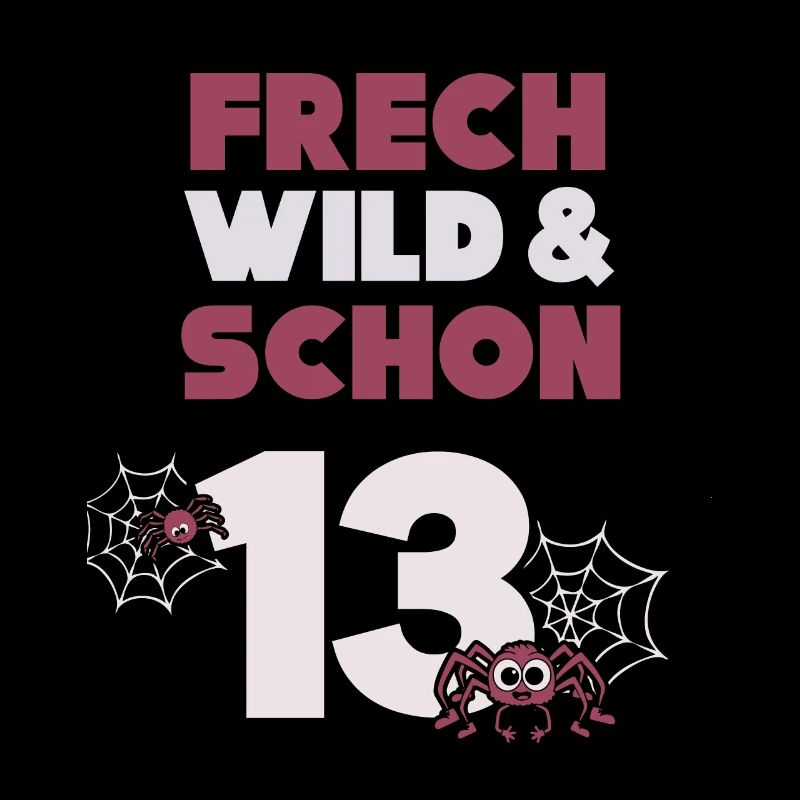 13 Jahre Geburtstag Junge Mädchen Spinne