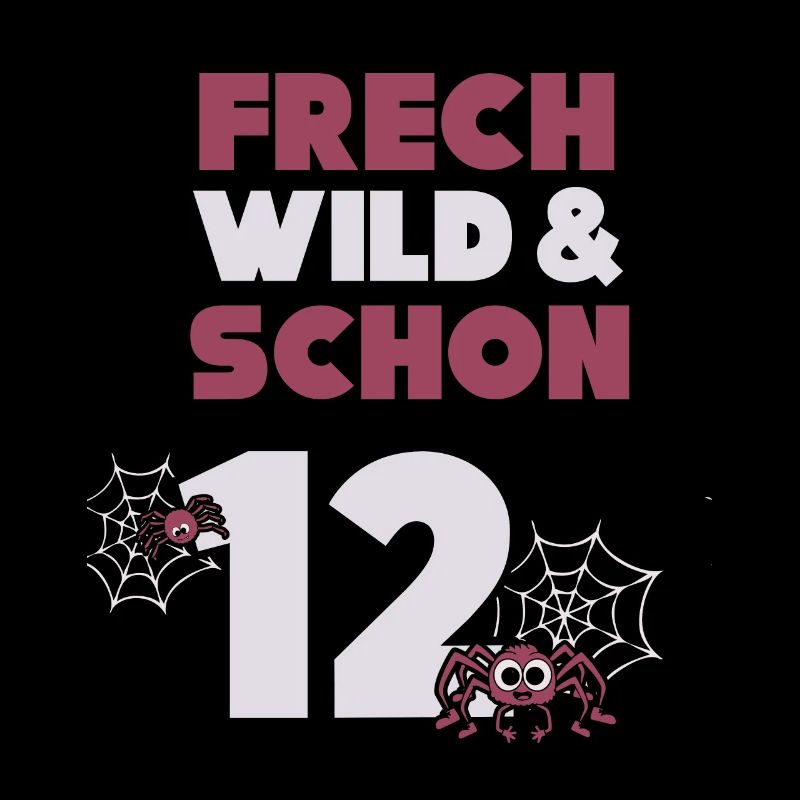 12 Jahre Geburtstag Junge Mädchen Spinne