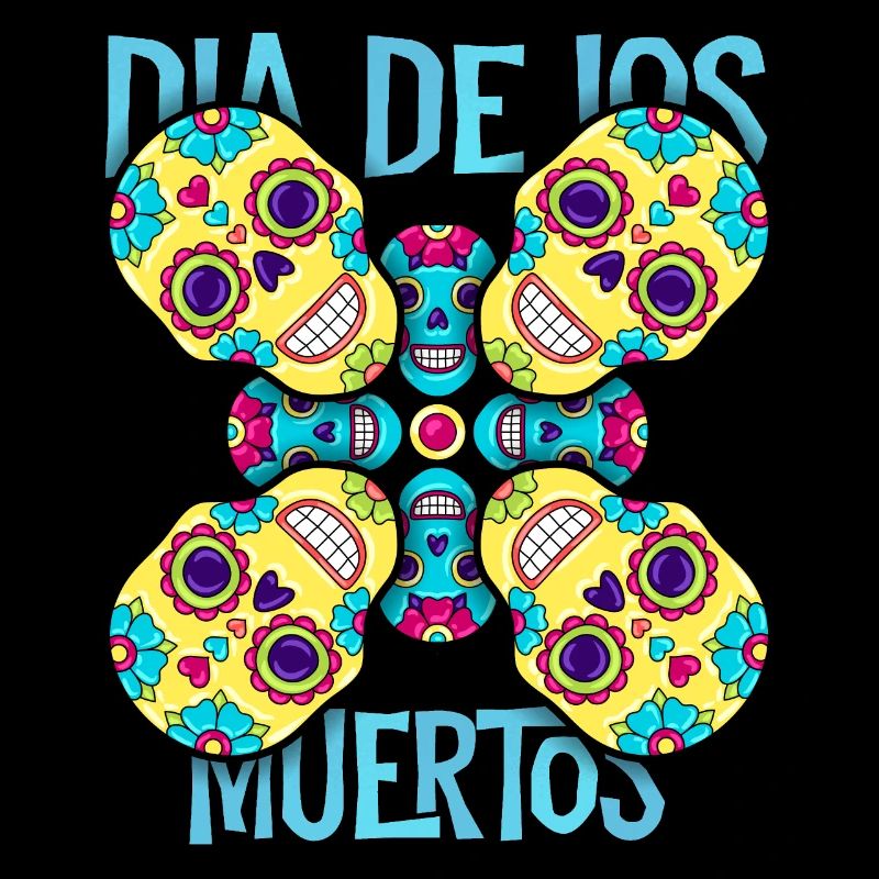Dia-De-Los-Muertos, Sugar-Skull, Skull, Skull