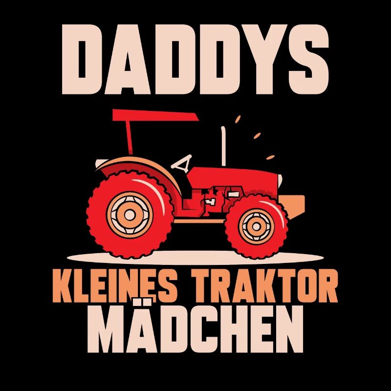 Daddys kleines traktor mädchen Landwirtschaft