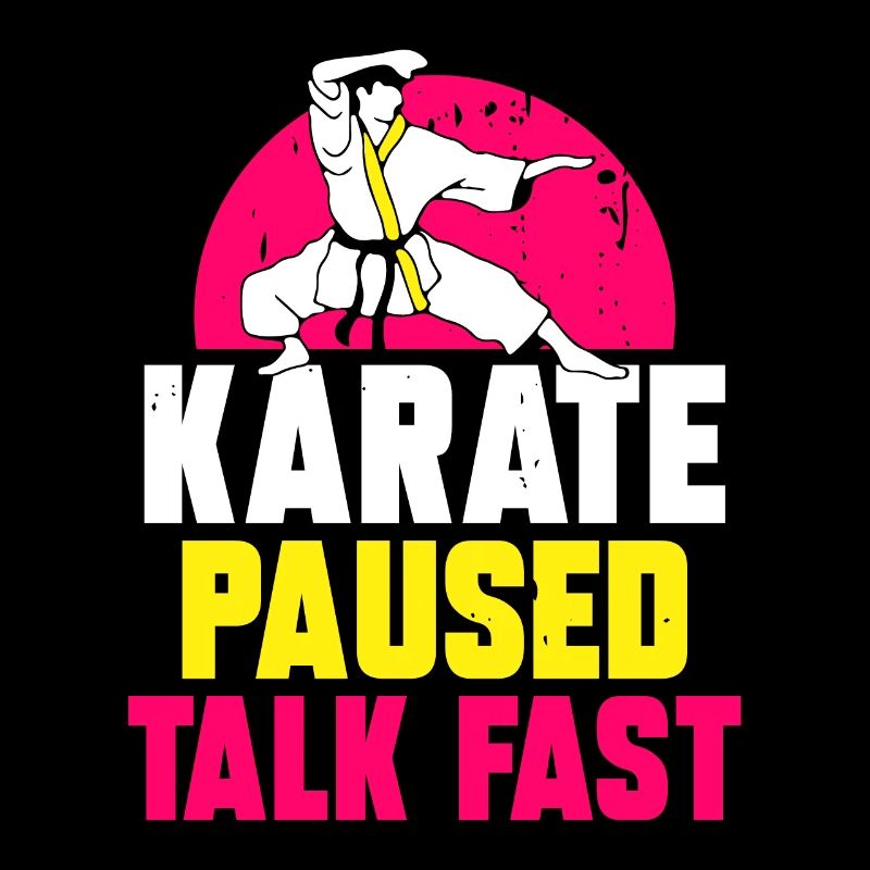 Karate paused talk fast