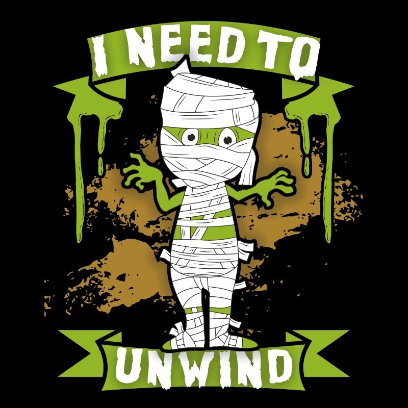 Comic mummy, cartoon mummy, funny saying