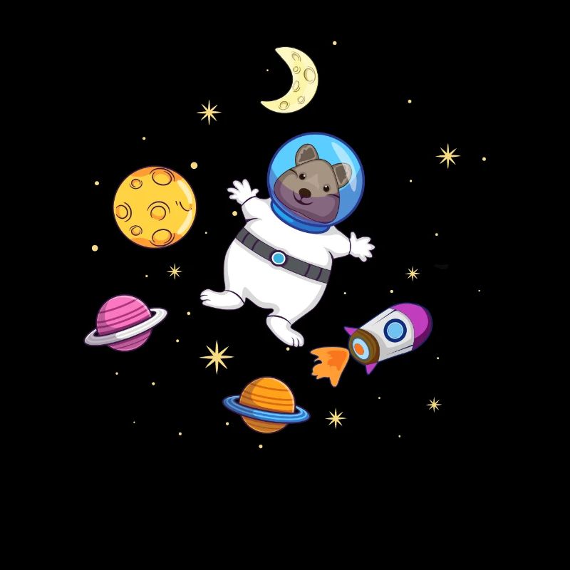 Astronaute Quokka amoureux de la faune